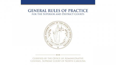 General Rules of Practice for Superior and District Courts