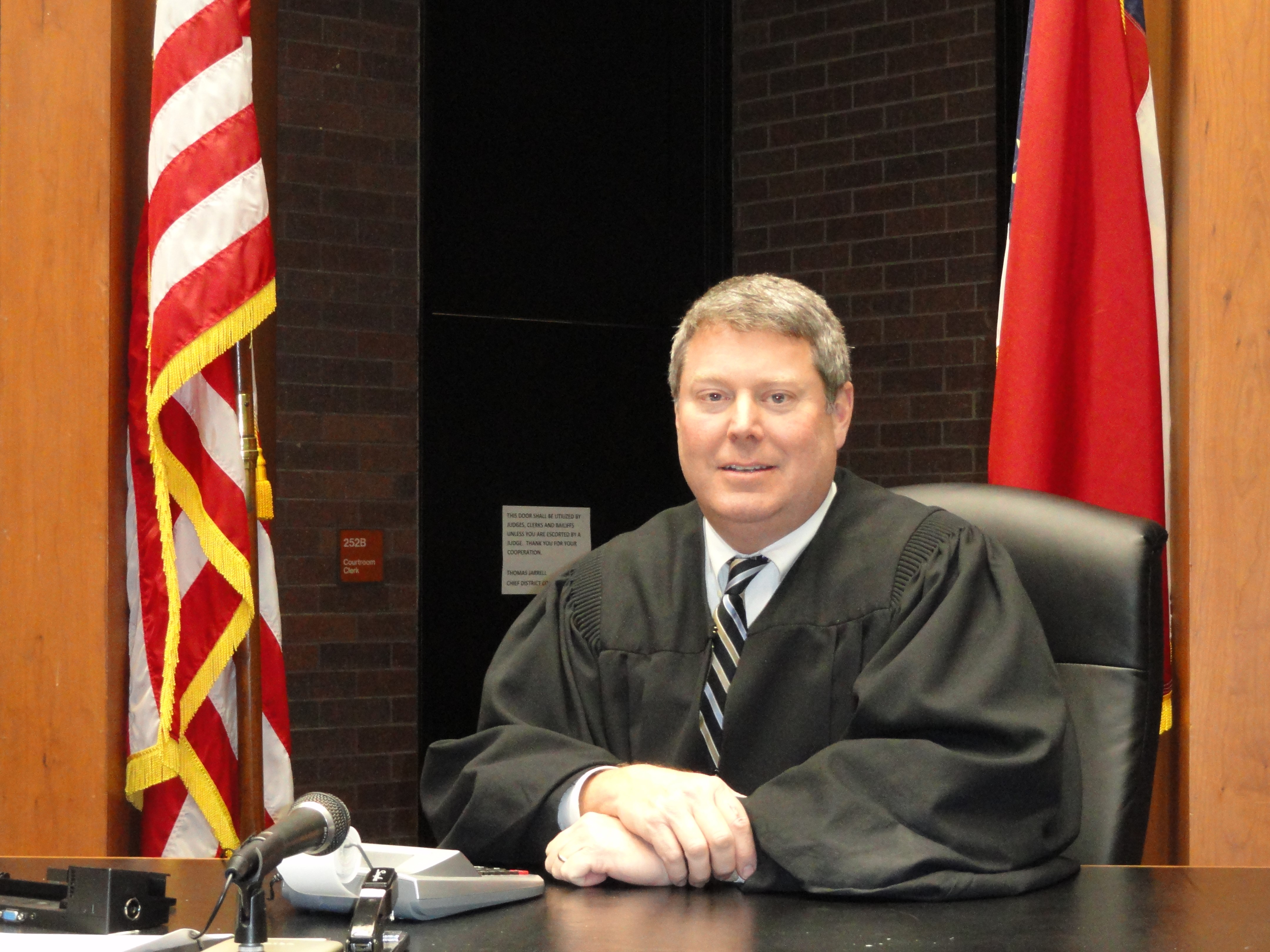 Guilford County Chief District Court Judge Tom Jarrell Receives