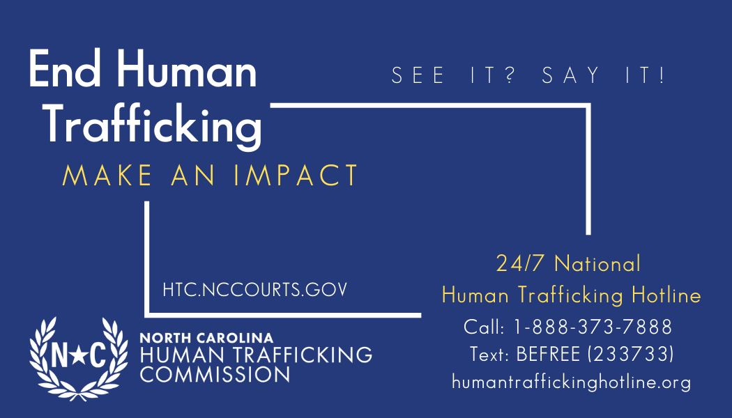 Human Trafficking Wallet Card page 1
