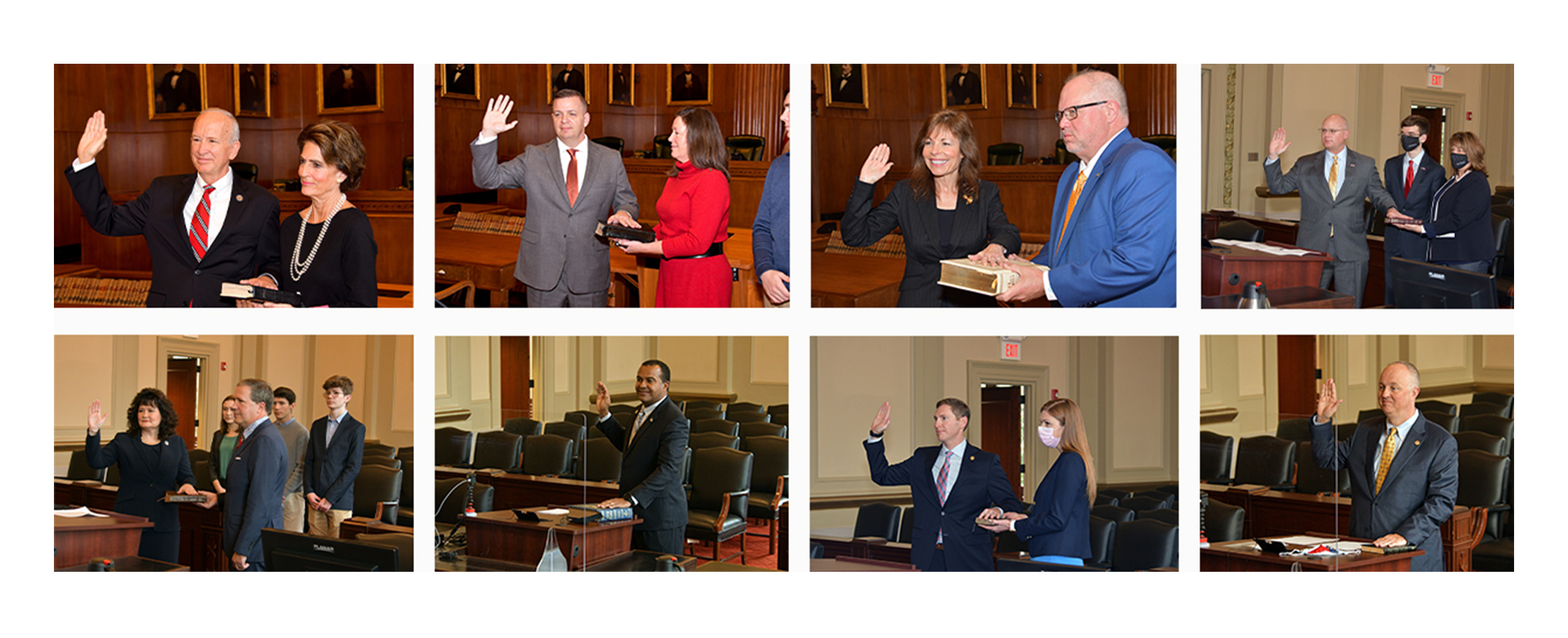 Appellate court judges being sworn-in in 2021