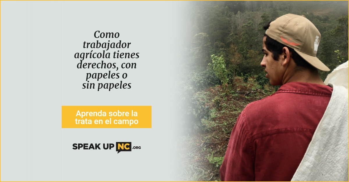 SpeakUpNC Agriculture 1 Spanish ad