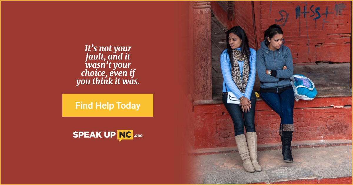 SpeakUpNC Youth Trafficking 3 ad