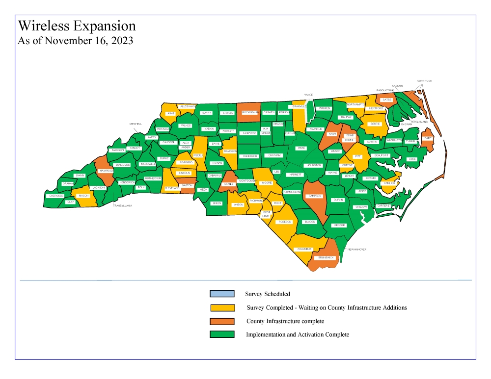 WAVE Wireless Status Map