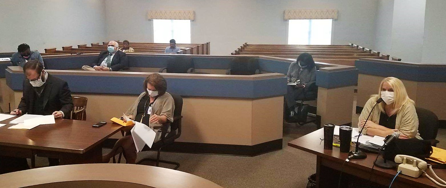 Halifax County courtroom masks