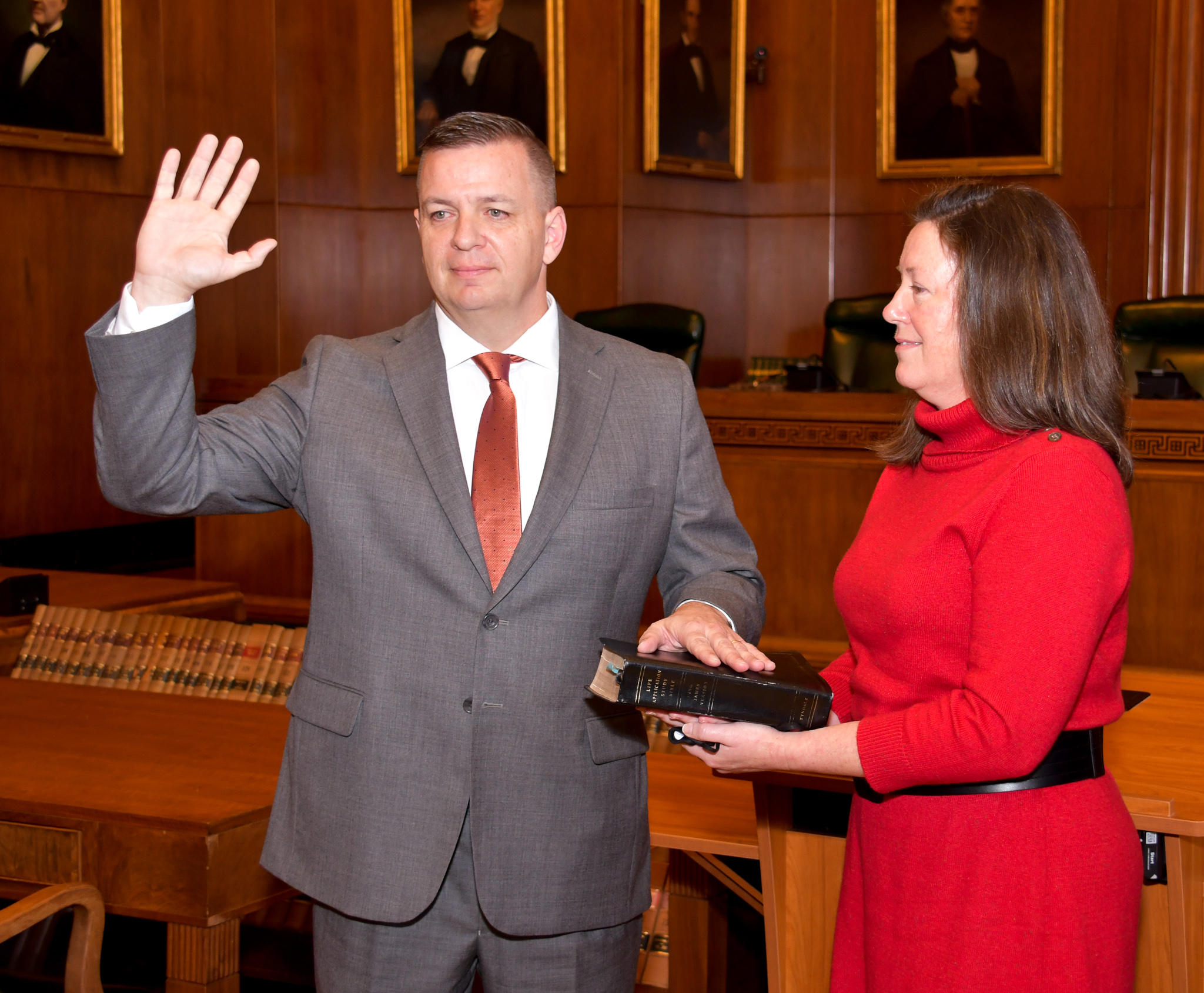 Justice Phil Berger Jr. swearing-in ceremony