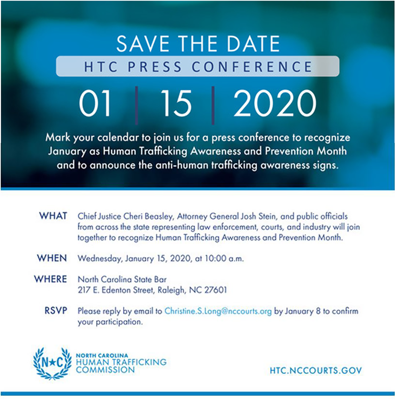 Human Trafficking Commission North Carolina Judicial Branch