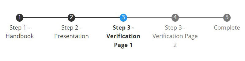 Step 3 verification page 1