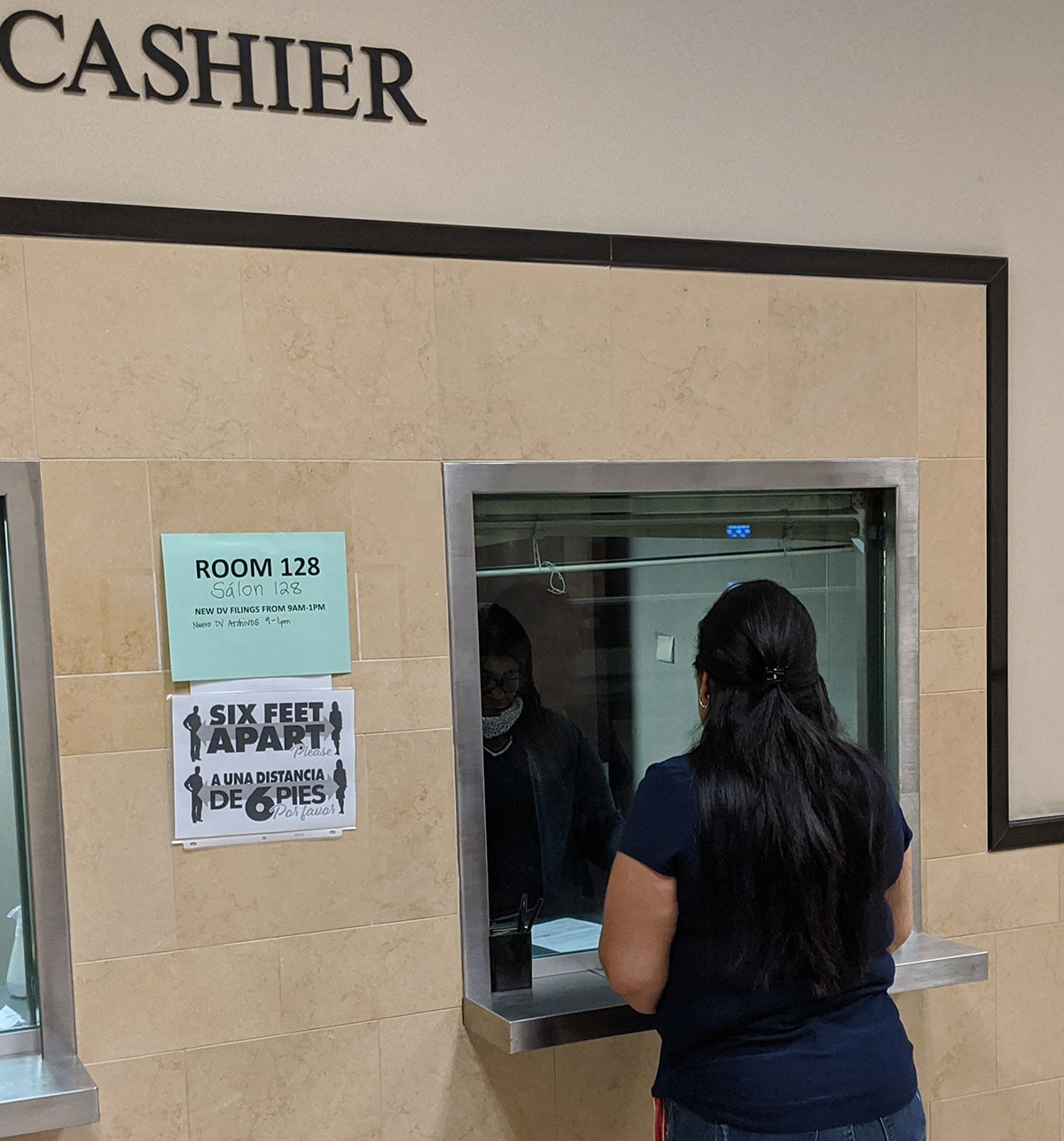 Wake County cashier window