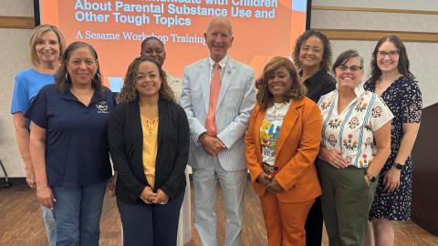 Chief Justice Newby at Sesame Street Communities Workshop