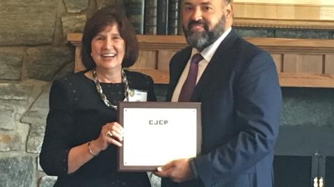 CJCP award - Judge Lou Olivera