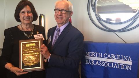 Chief Judge Linda McGee Recieves Liberty Bell Award