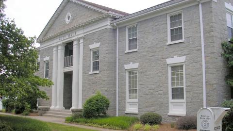 Siler City Town Hall Courtroom