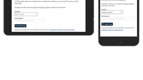 Court date notifications
