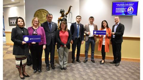 Visitors Pose at NCJC