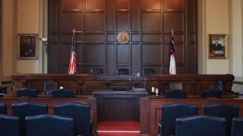 North Carolina Court of Appeals Courtroom