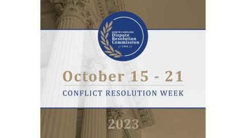 Conflict Resolution Week