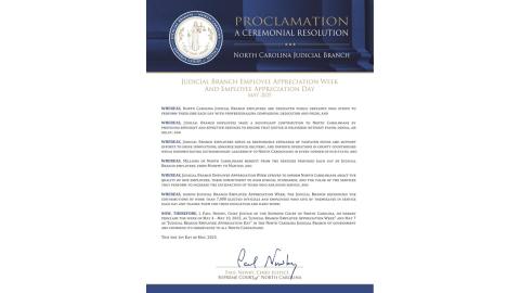 Employee Appreciation Week proclamation