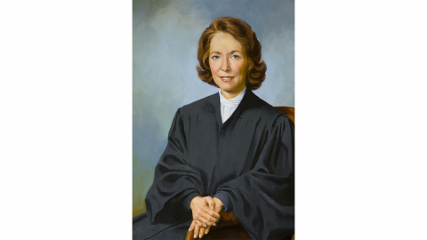 Portrait of former Chief Justice Rhoda Billings