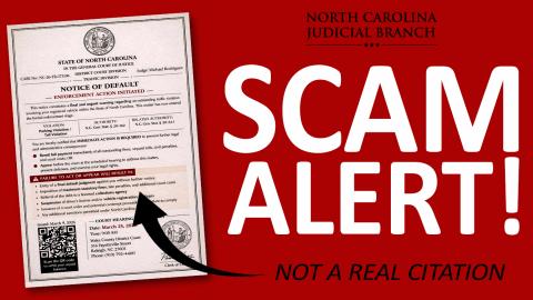 Scam notice image