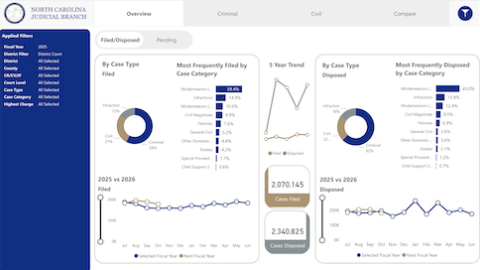 Case Statistics Dashboard