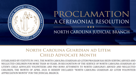 Guardian ad Litem Child Advocate Month
